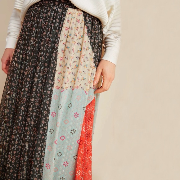 Anthropologie Verb Bohemian Gypsy Maxi Skirt - Picture 6 of 7